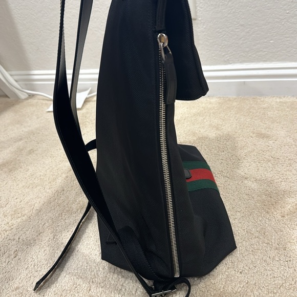 Gucci Black Technocanvas Backpack with adjustable straps - Picture 4 of 8